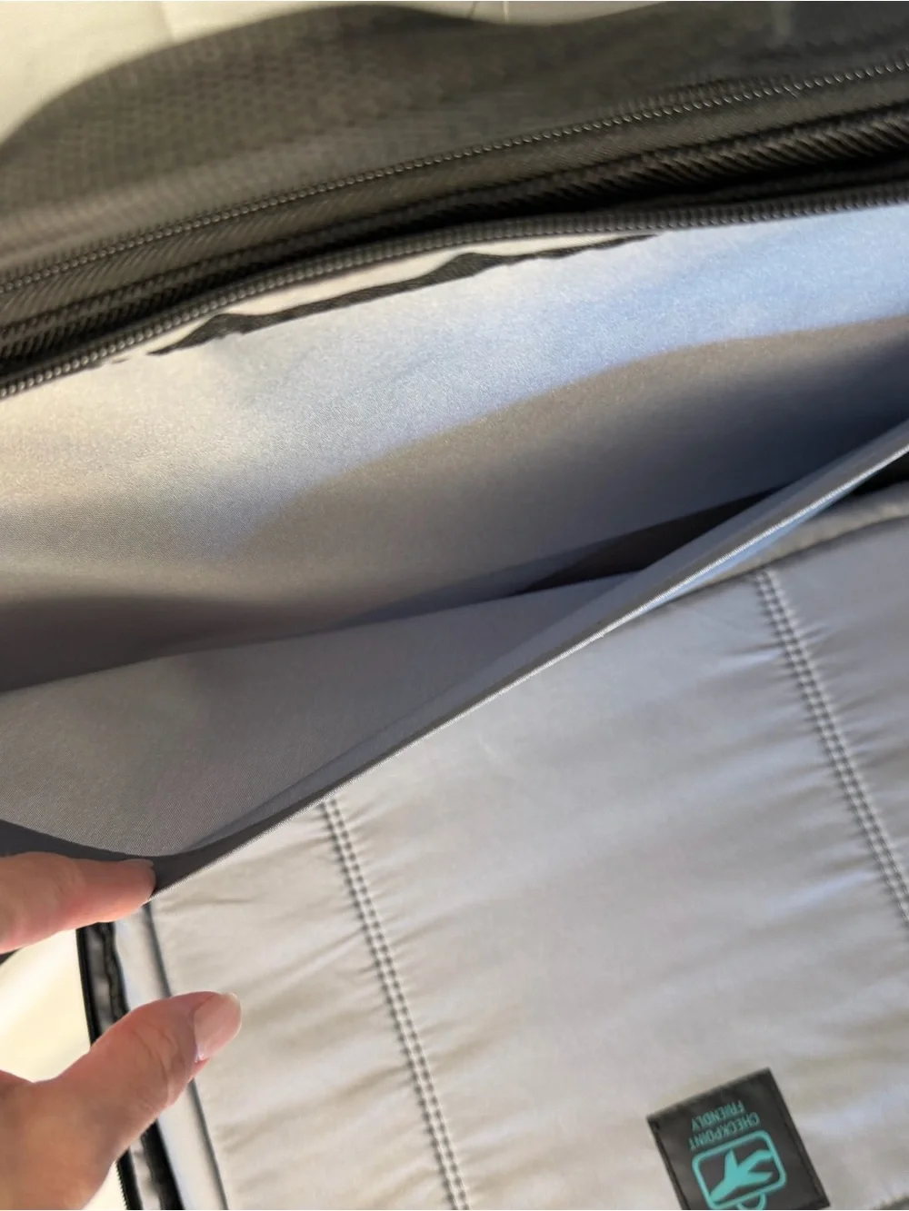 SwissGear Black and Gray Laptop Briefcase with Shoulder Strap